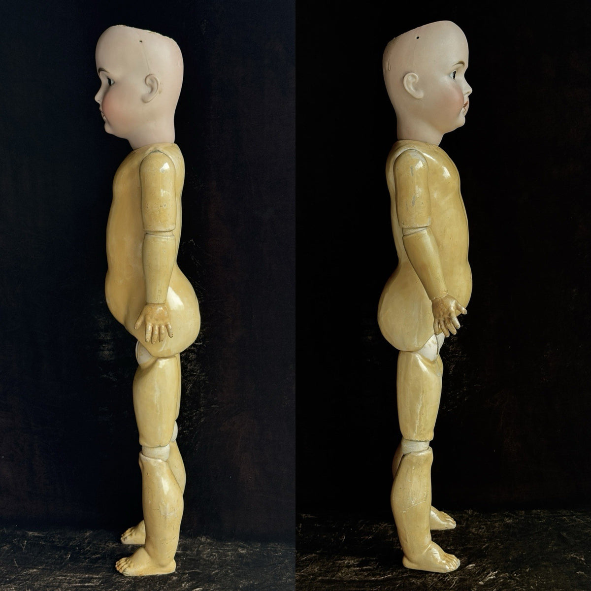Large Antique German 31” Kestner 171 Bisque Head Doll