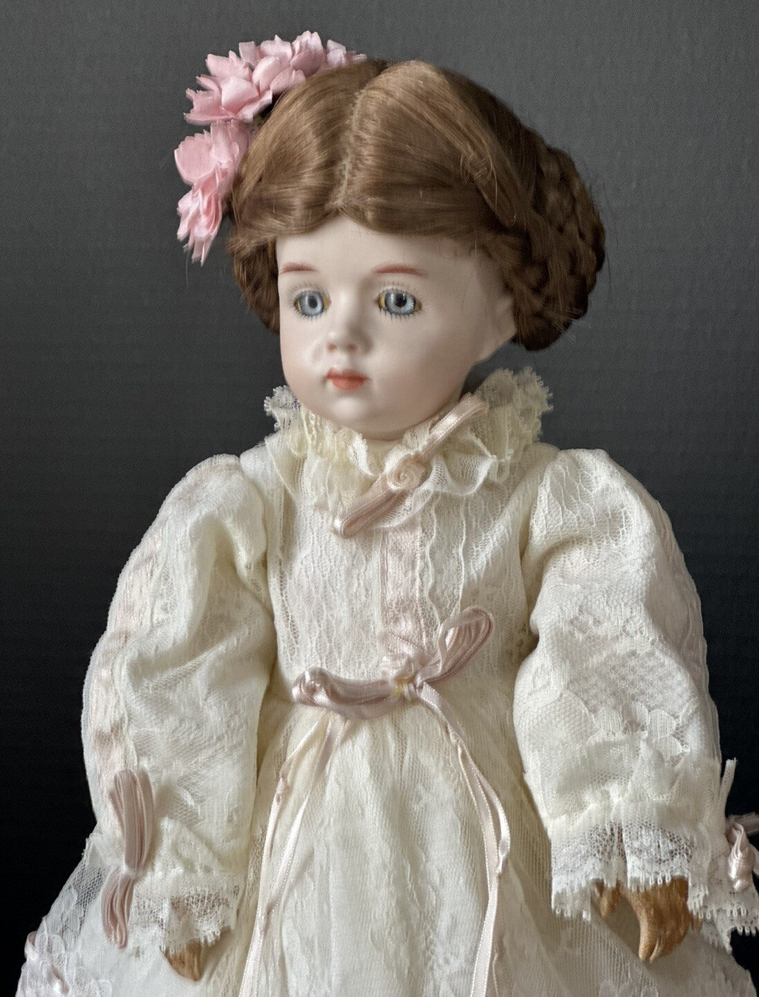 Reproduction of  Antique French Albert Marque 15” Doll Porcelain Head