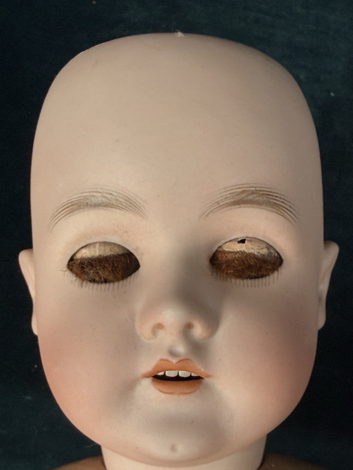 Antique German Queen Louise Mold 285 Bisque Head Composition Body 22” Doll