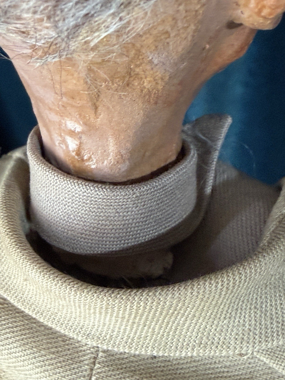 Character General Douglas MacArthur (?) 25” Stockinete Doll by Bernard Ravca (?)