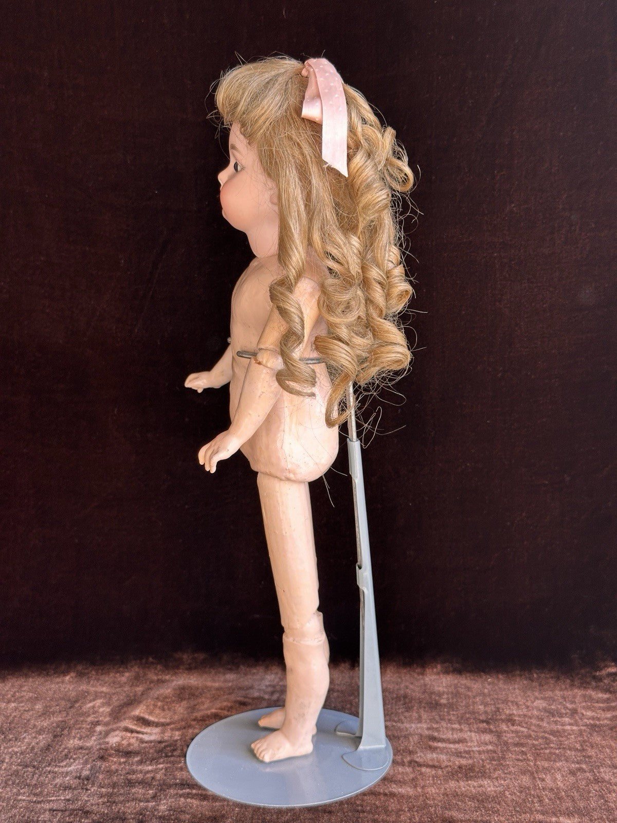 Antique German 14” Armand Marseille 1894 Dep Bisque Head Doll