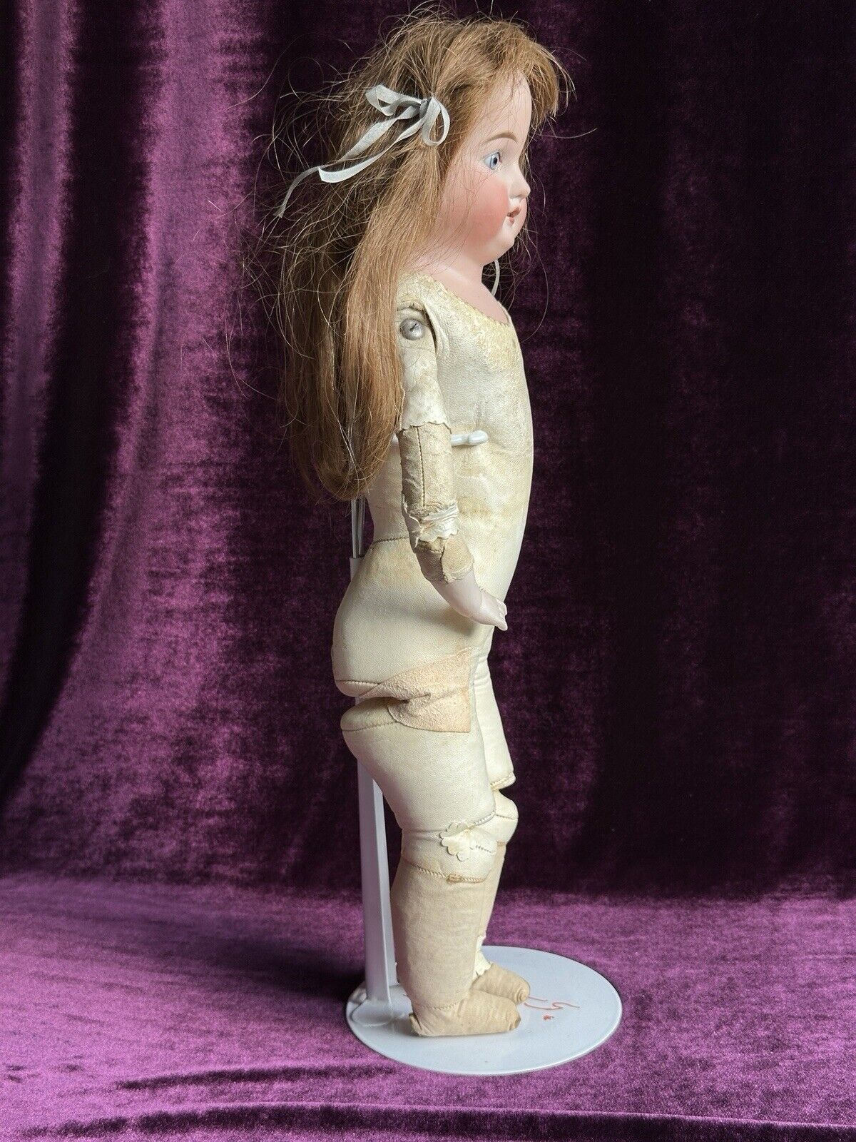 Antique German 18” Cuno Otto Dressel COD 93 (?) C DEP Bisque Shoulder Head Doll