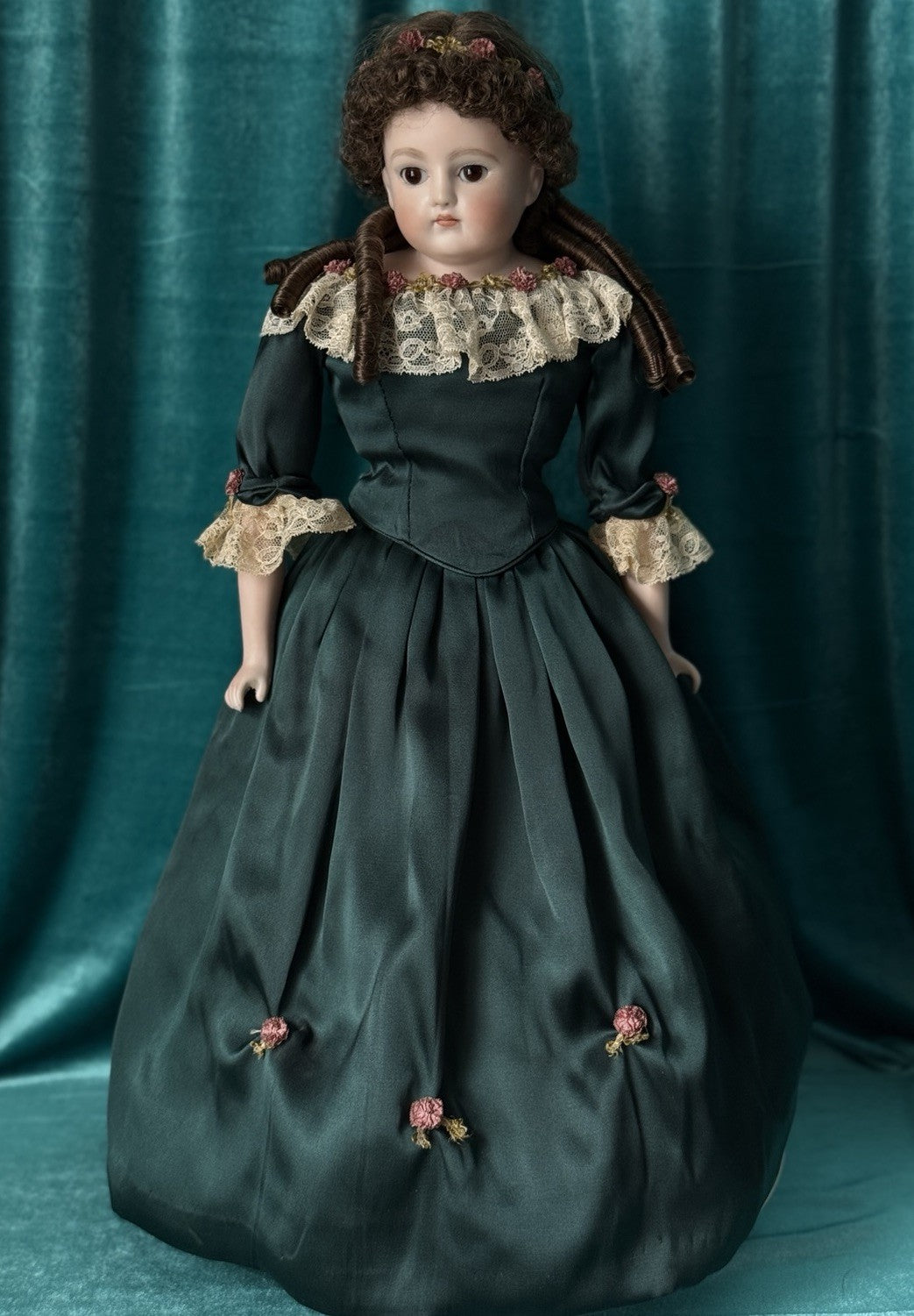 Vintage Reproduction of Kestner Alphabet Series (?) Turned Head 19” Doll