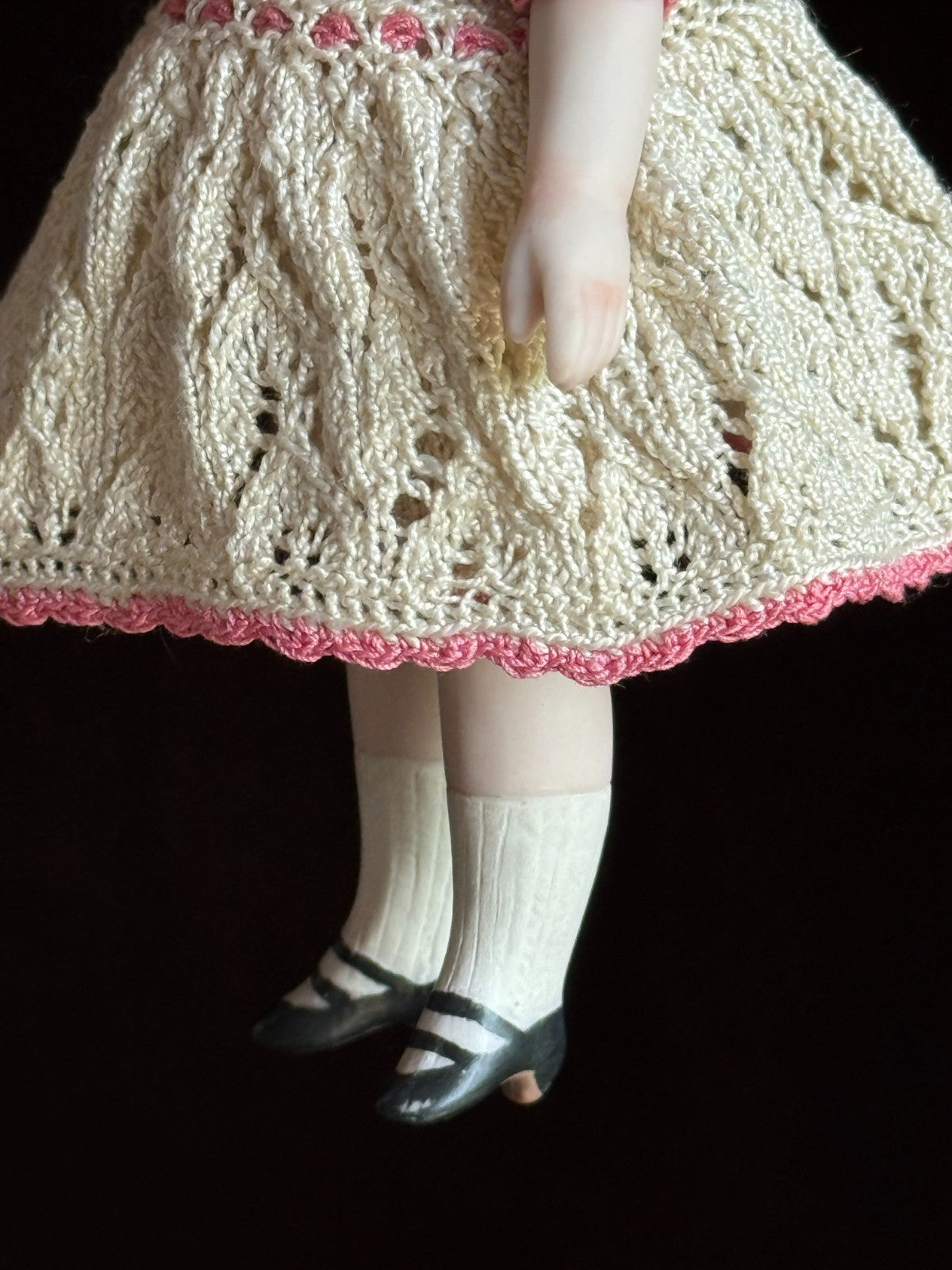 Miniature Cathy Hansen Porcelain Repro Antique French Mignonette Dollhouse Doll