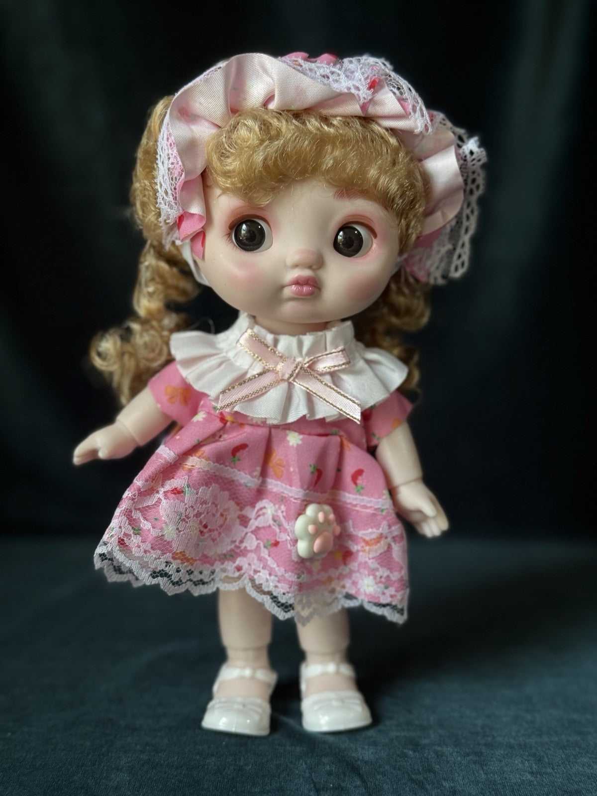 Lot Of 2 Collectible BJD Vinyl/Plastic 8 1/2” Dolls