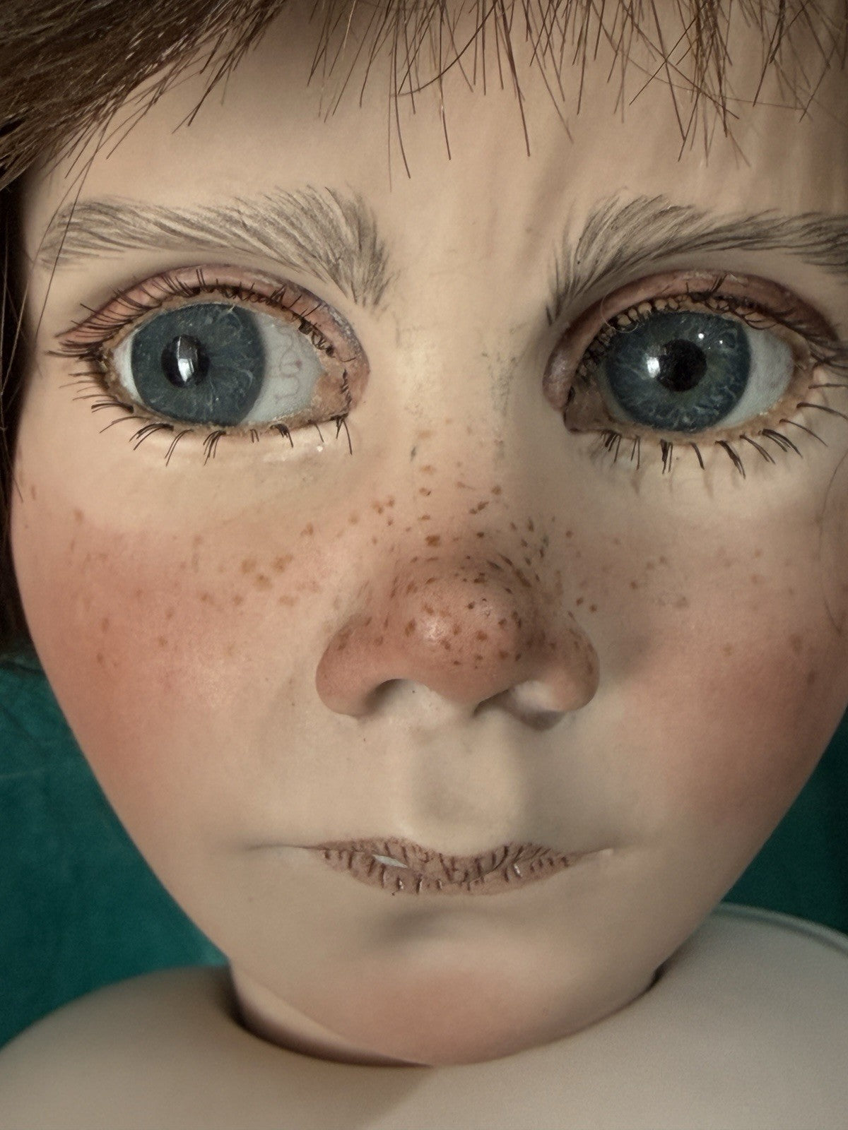 OOAK Porcelain 25” Doll “Angry Clementine” By German Artist Grossle-Schmidt