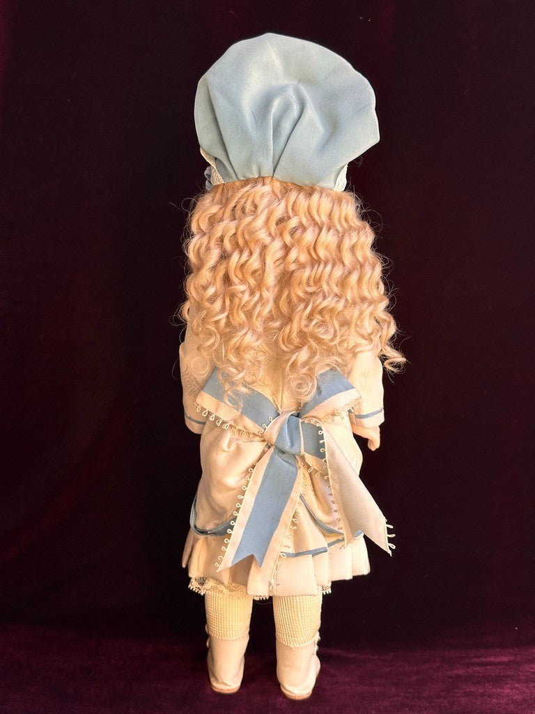 Vintage Lynda Marx Porcelain 15” Reproduction of Antique French Bru Jne Doll