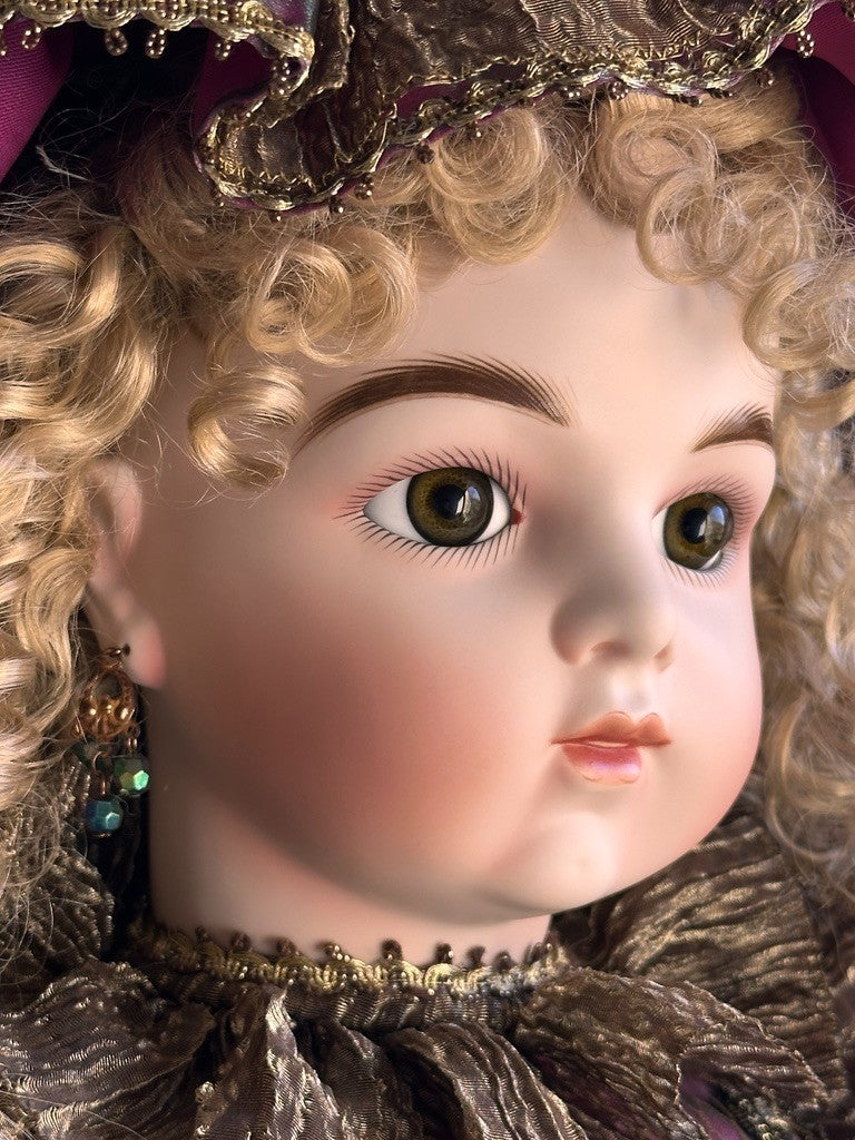 Large Mary Benner 30" Porcelain Repro of French Bru Jne Claudine Doll LE 400