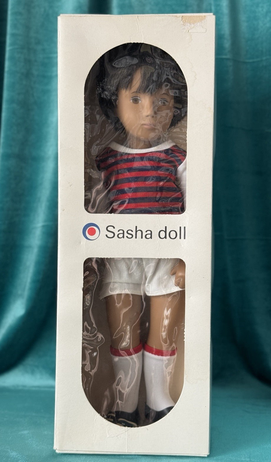 Collectible England Vinyl Sasha 303 Gregor Dark Sport Boy Doll with Box