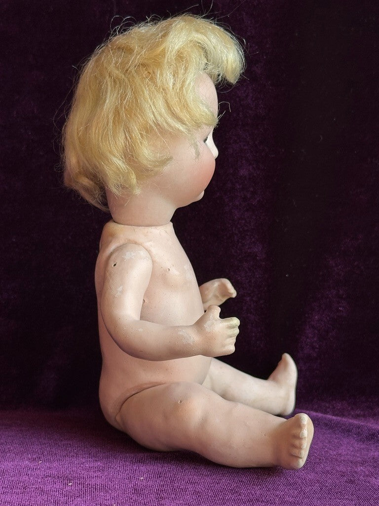 Antique German 8” Alt Beck Gottschalk Bisque Head 1361 Bisque Head Baby Doll