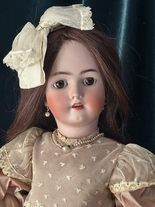 Antique German Simon Halbig Heinrich  Handwerck Bisque Head 20” Doll
