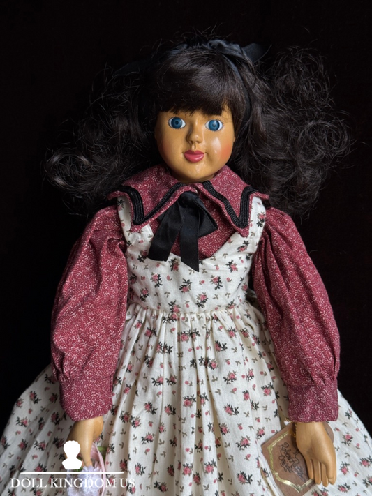 Collectible Robert Raikes 18” Wooden Morning Meadow Abigail Doll