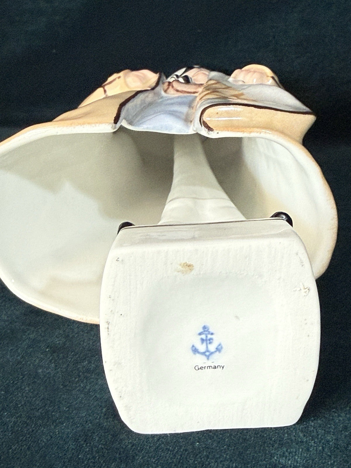 Lot Of 2 Antique Porcelain 8.5” Boy/Girl Nodder Figurines by Albert Stahl