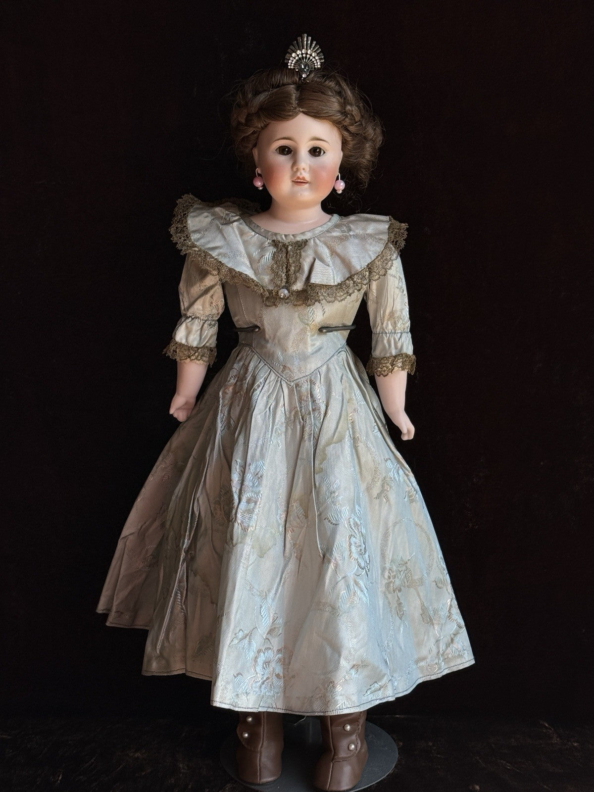 Antique German 22” Bahr & Proschild (?) Bisque Shoulder Head Fashion Doll