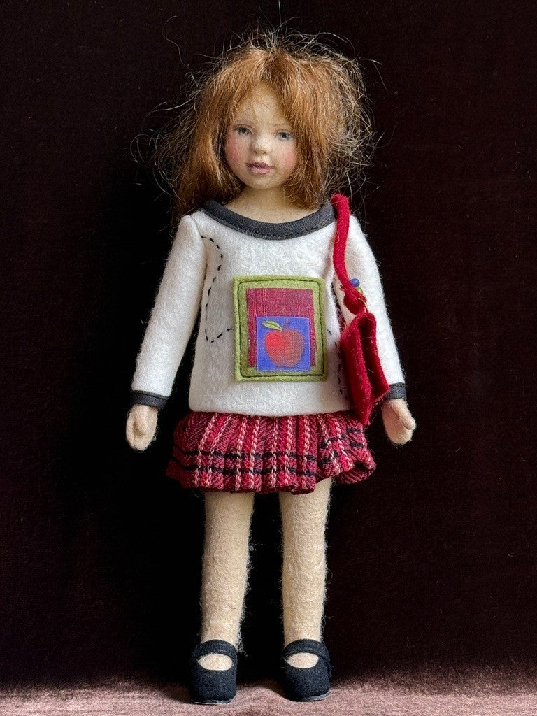 Collectible 8.5” Maggie lacono First Day of School Doll MIB