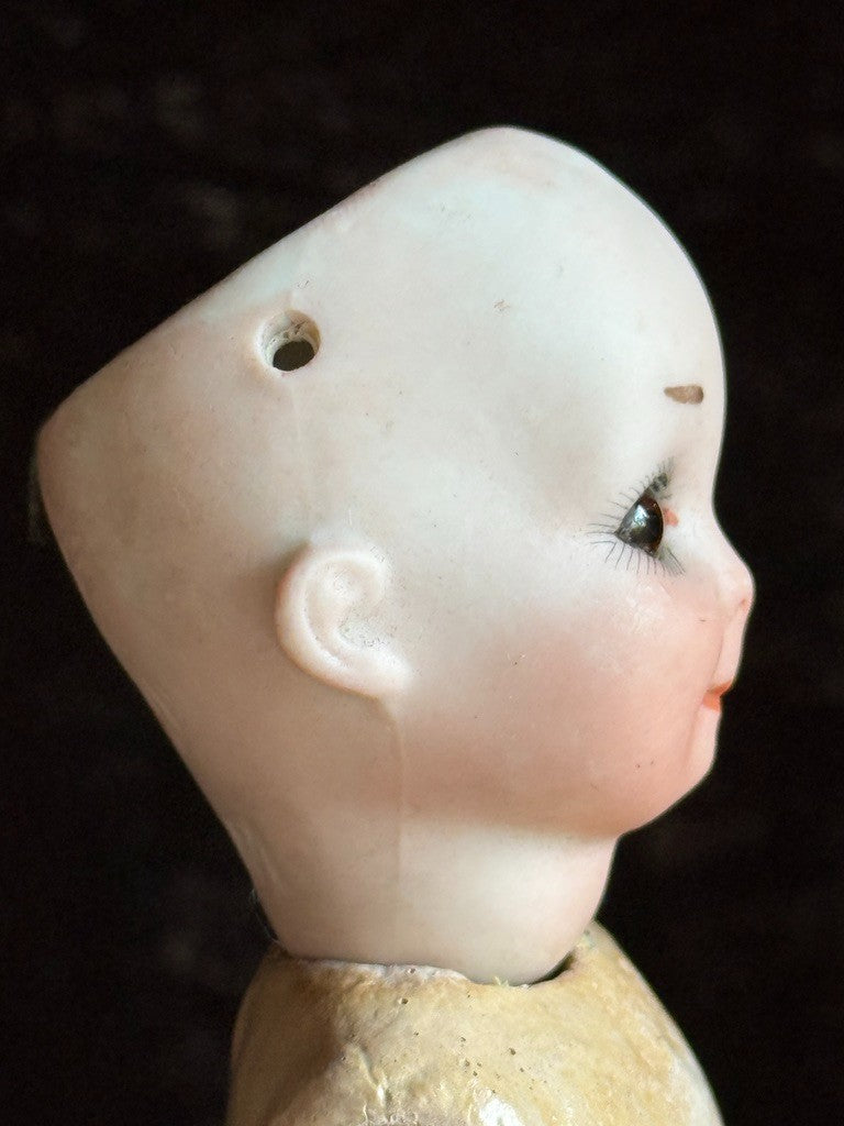 Antique German Marseille Borgfeldt 253 Googly Eyes Nobbi Kid Bisque Head Doll