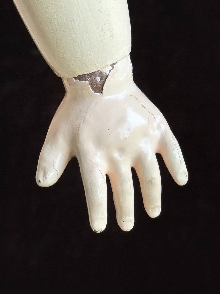 Vintage 24” Reproduction Bisque Jumeau Head on Original Antique French Body