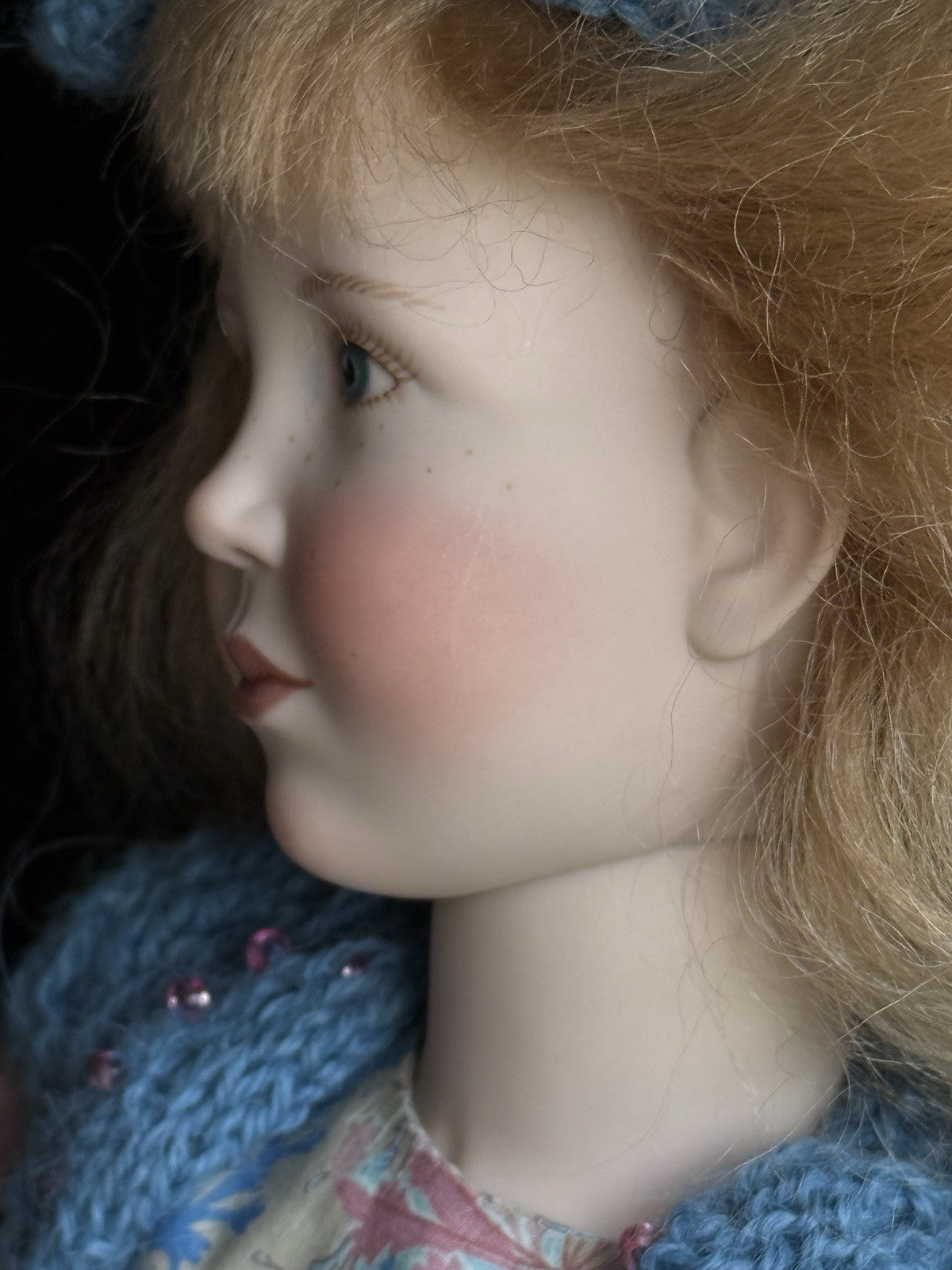 Collectible 17" Jointed Porcelain Pauline Doll German Artist Regina Sandreuter