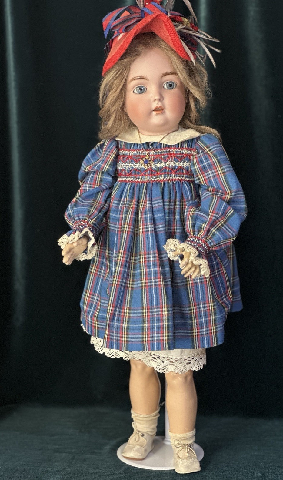 Antique JDK Kestner Mold 171 21” Doll Bisque Head Stamped Composition Body