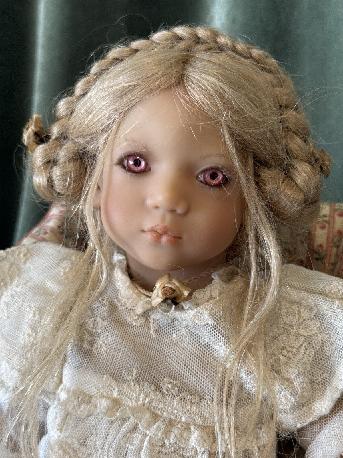 MIB Vinyl Annette Himstedt 24” Doll “Freeke And Bibi” 1997 Box/COA/Tag