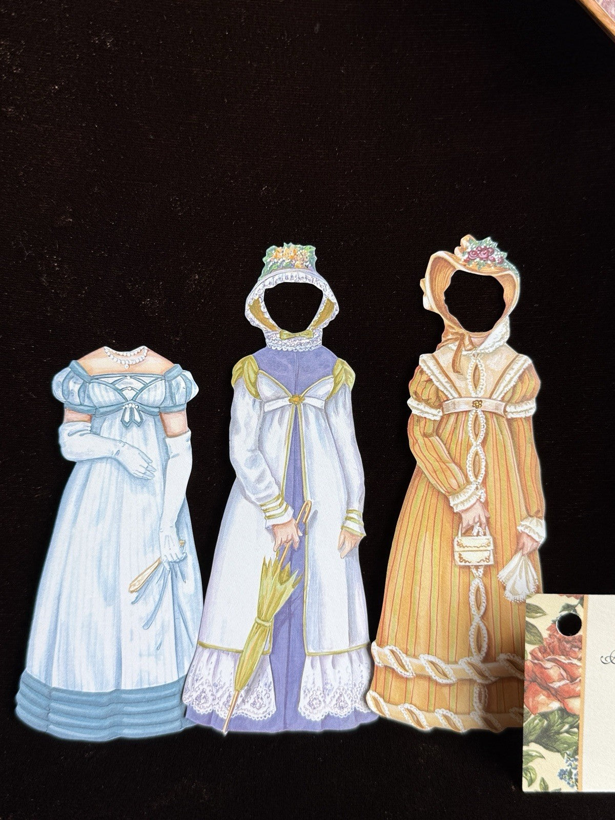 1998 UFDC New Orleans Karen Prince Jardins des Tuileries Paper Doll Souvenir