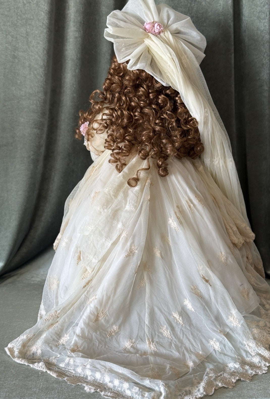Porcelain 25” Doll “Chapel Of Love” by Pamela Erff LE 750 Tag