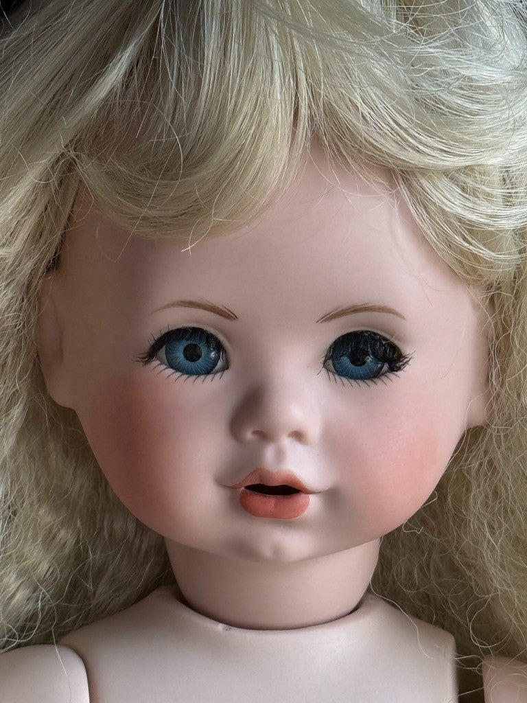All Porcelain 18.5" Handmade Reproduction of Elke Hutchens Little Bo Peep Doll