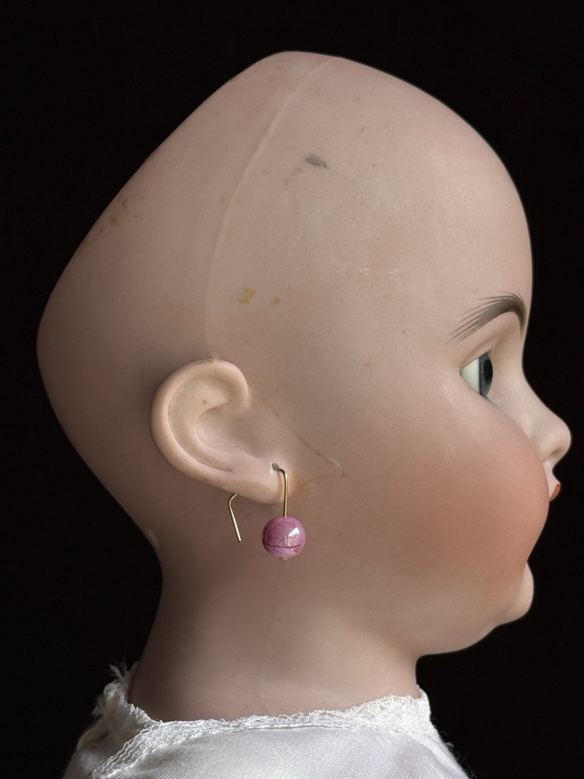 Large Antique German 31” Simon Halbig Bisque Shoulder Head Doll