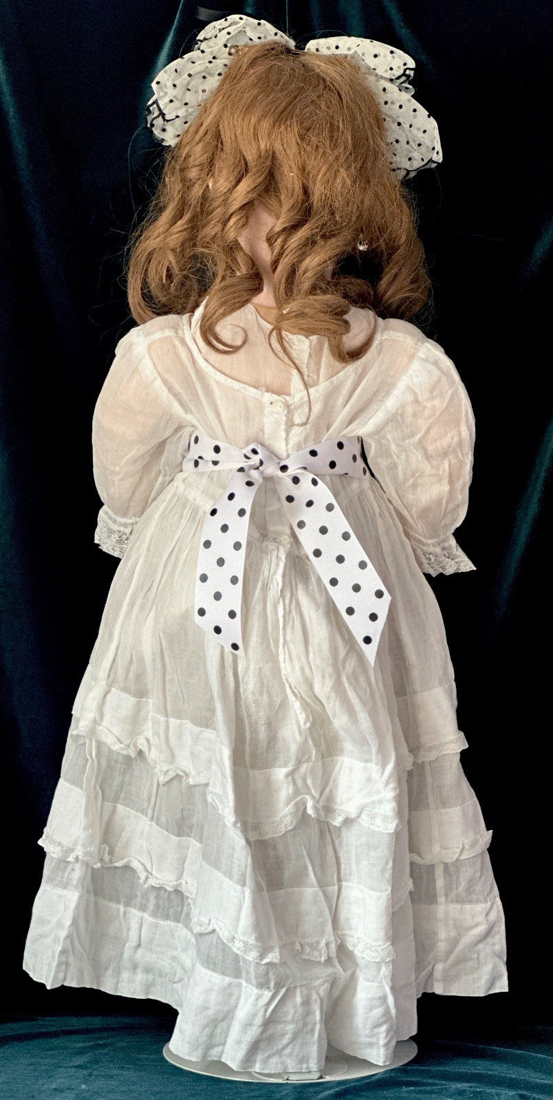 Antique German C.M. Bergmann and Simon Halbig Bisque Head 29” Doll