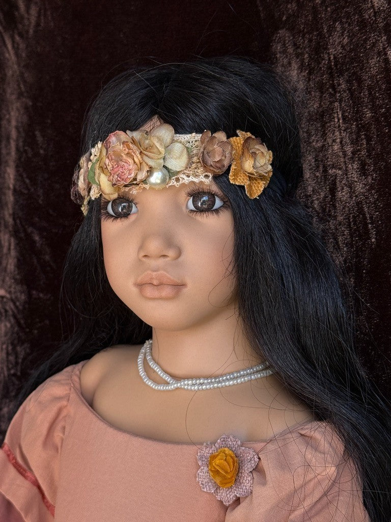 Collectible Vinyl Annette Himstedt 23” Doll “Morgana” 1996 New in Box