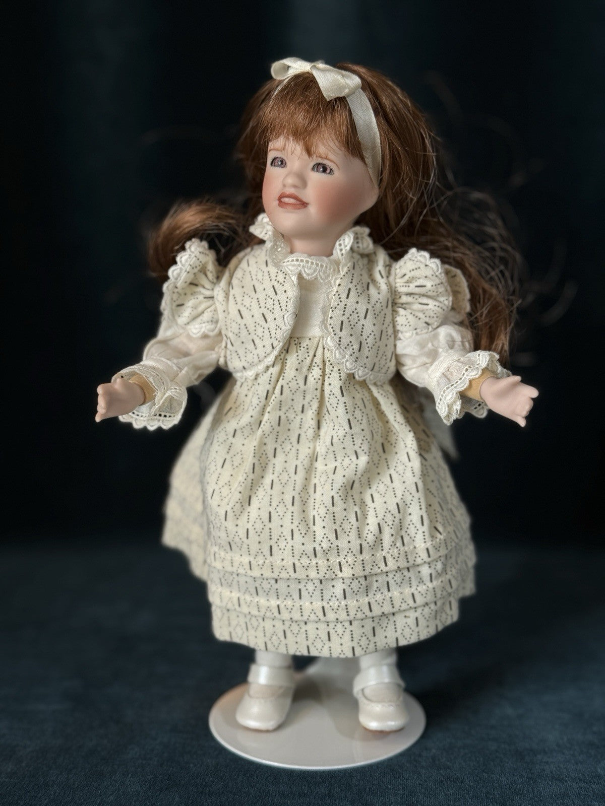 MIB Wendy Lawton “Laura Emeline” Wooden Body 8” Doll LE 250 Box/COA/Tag