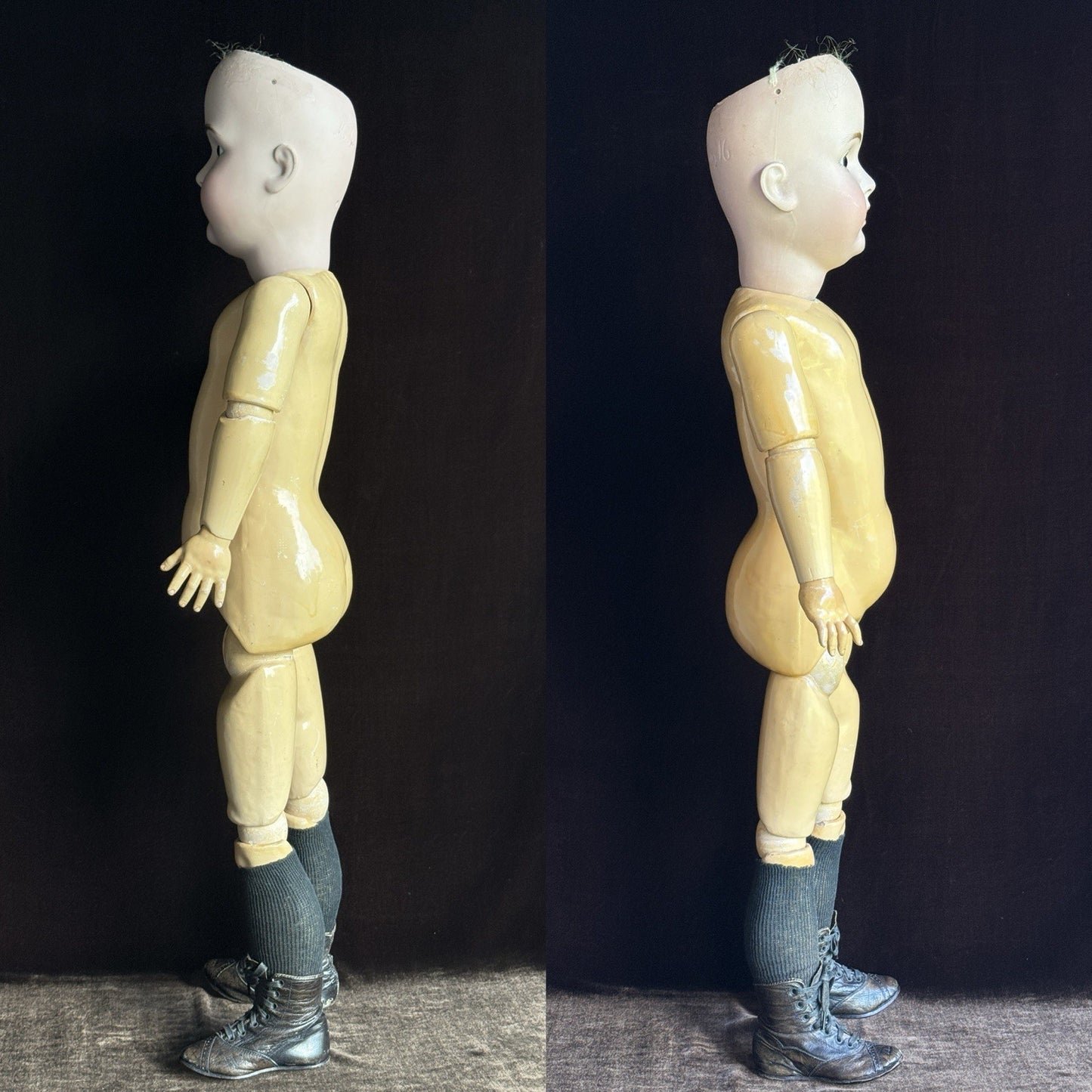 Large Antique German 31” Kestner 171 Bisque Head Doll