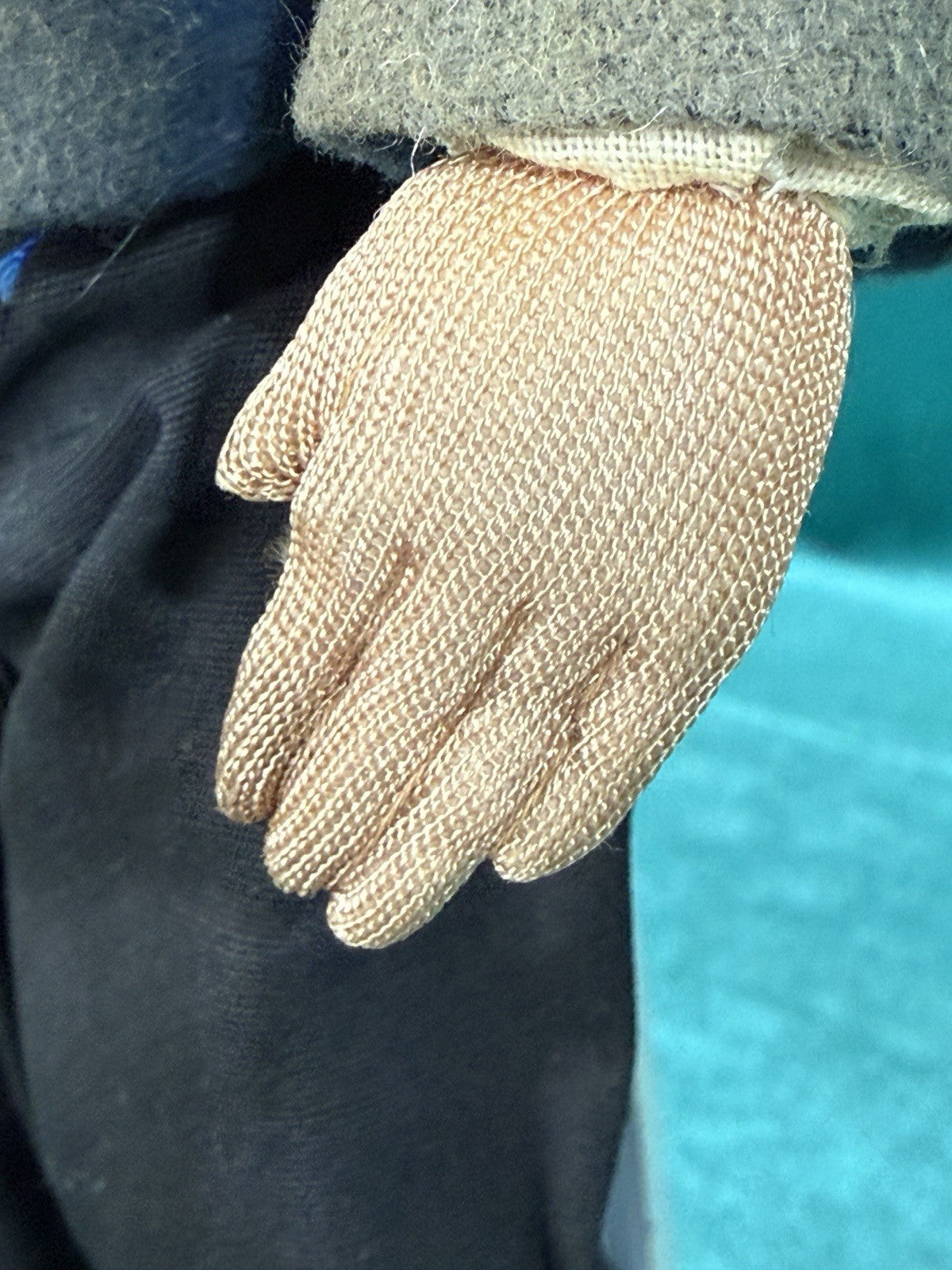 Lot Of 2 Antique 1940’s (?) French  Ravca Cloth  11.5” Dolls