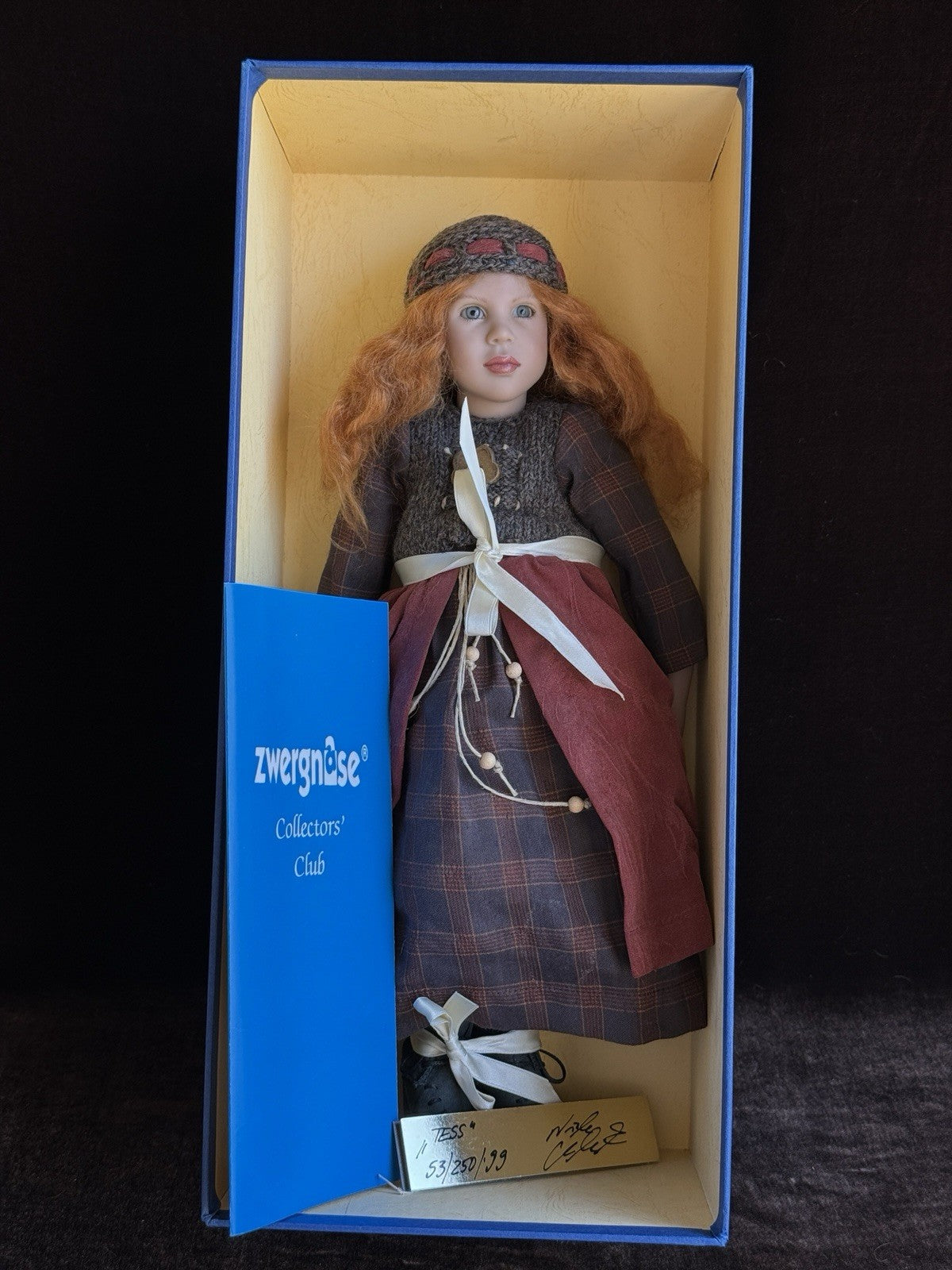 Zwergnase 14” Vinyl Tess Doll By Nicole Marschollek 1999 LE 250