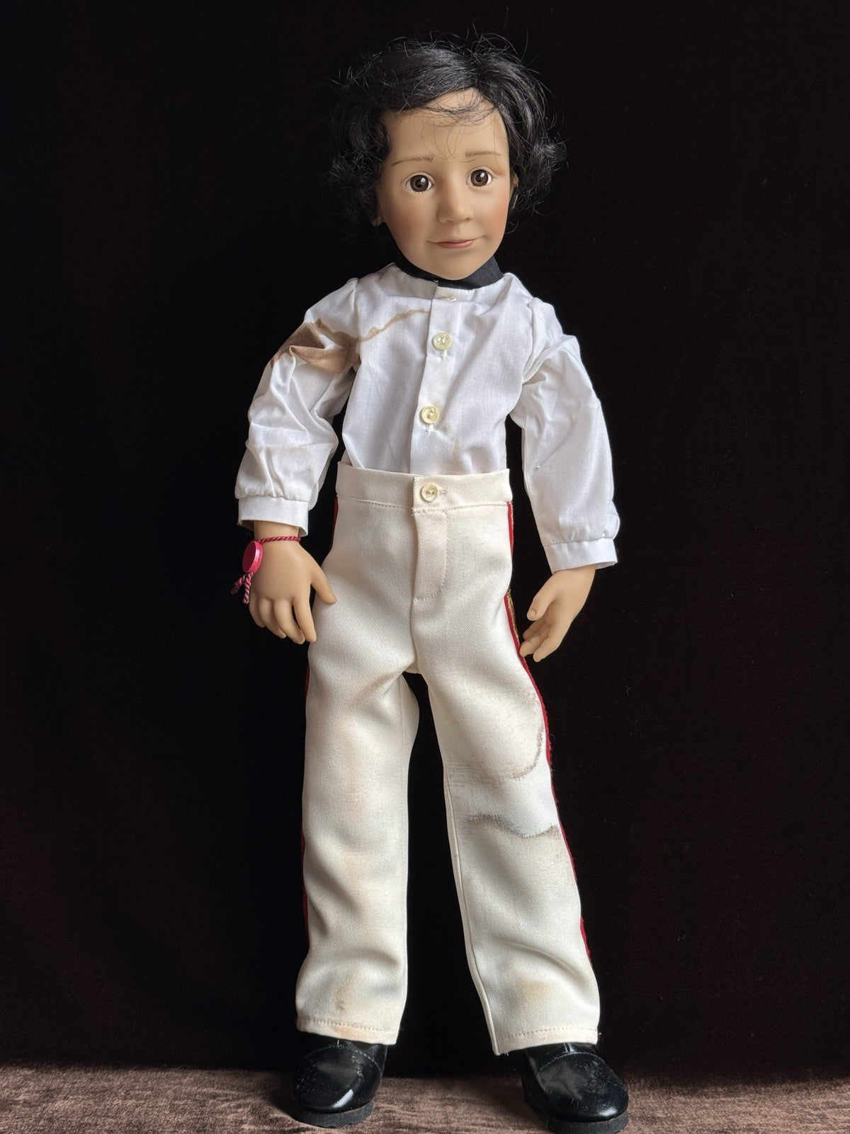 Collectible 21” Gotz All Vinyl Ludwig Boy Doll with Tag/Certificate LE 2000