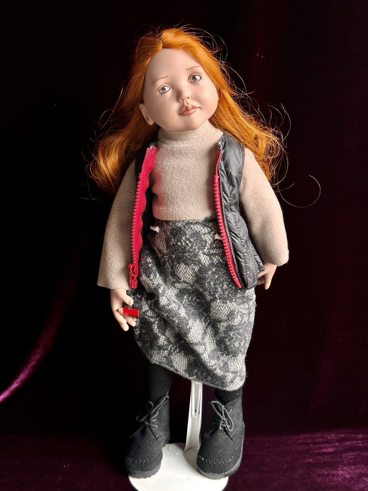 Zwergnase 19” Vinyl 2004 Andrea Doll By Nicole Marschollek Junior Collection