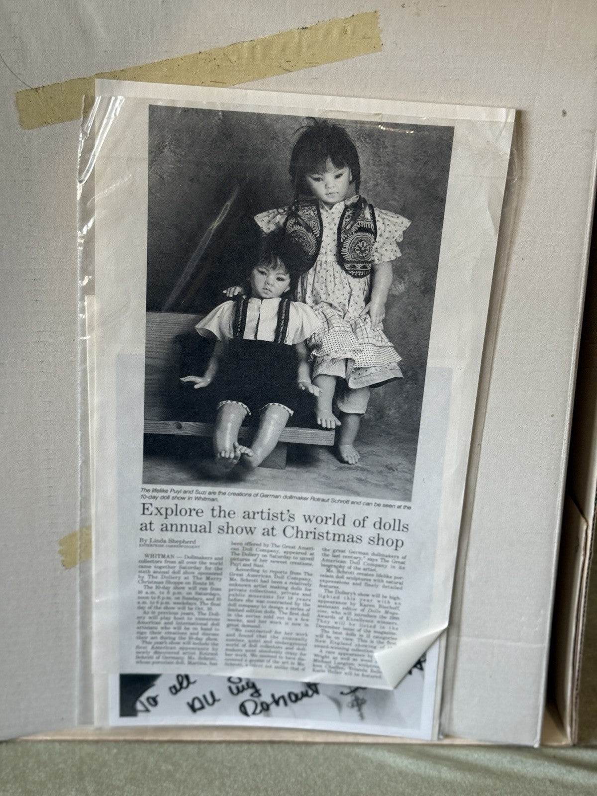 Rotraut Schrott Native American Indian 29” Vinyl Doll “Suzi” GADCO art print/box