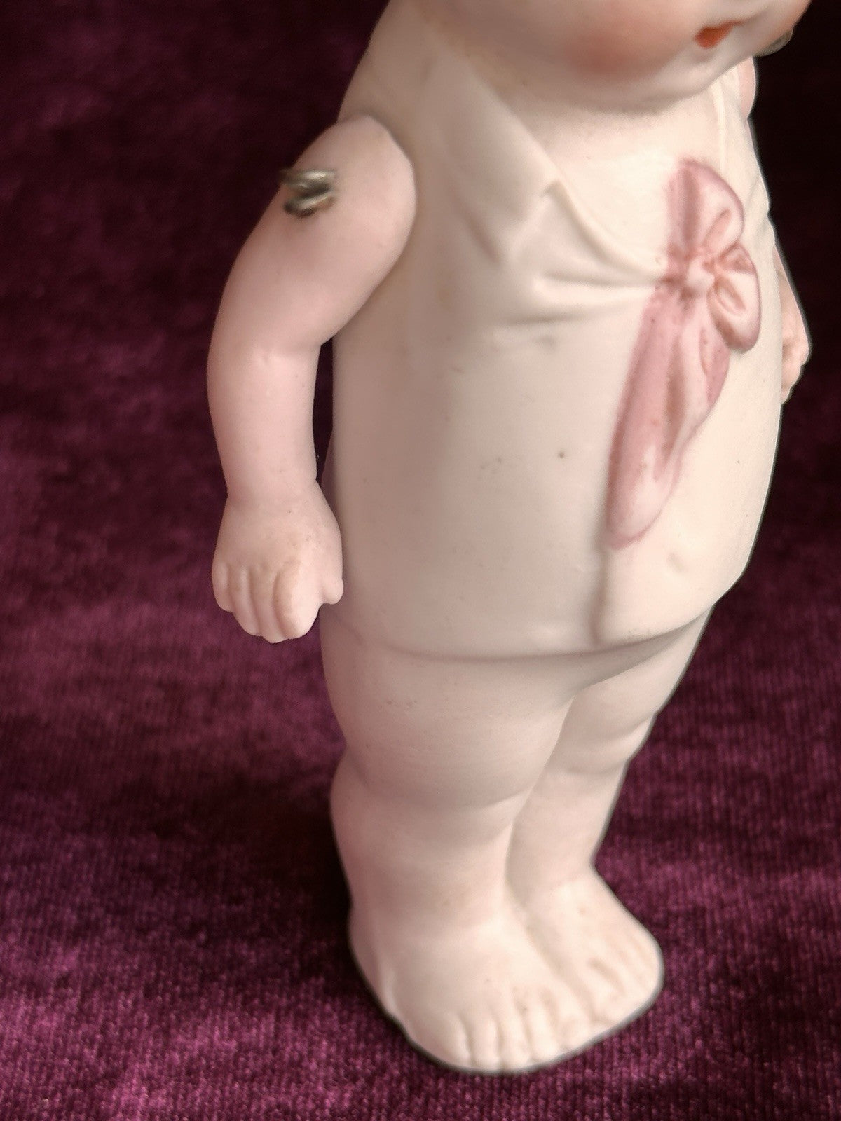 Rare Antique German 5” Baby Bud Style All Bisque Googly Girl Doll