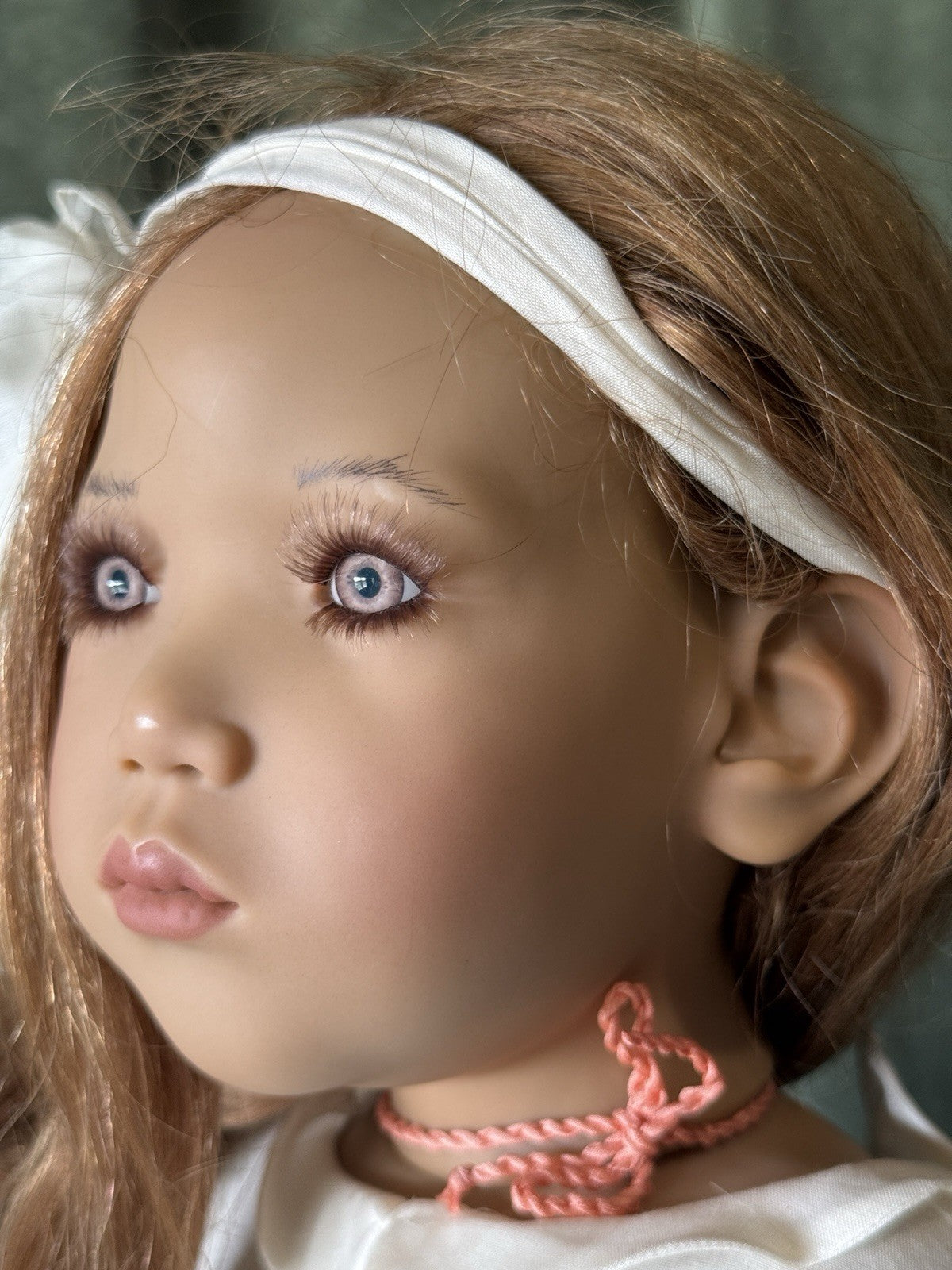 Vinyl Annette Himstedt 32” Doll “Sanfra” Year 2000 Ribbon