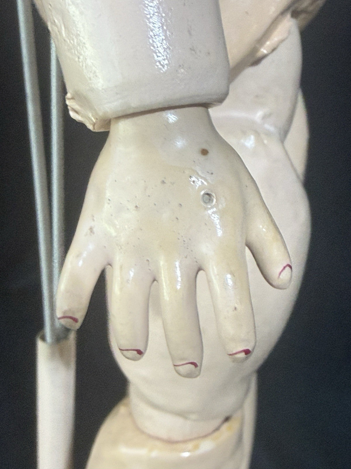 Antique German Hertel, Schwab (?) Mold 136/10 Bisque Head 18” Doll