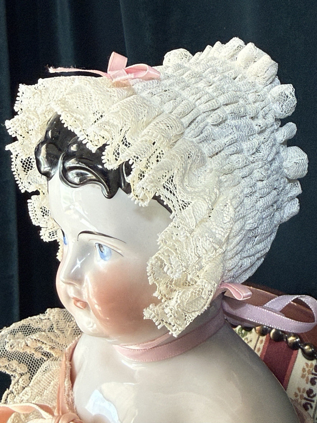 Antique German 26” ABG Alt Beck Gottschalk Exposed Ears China Doll