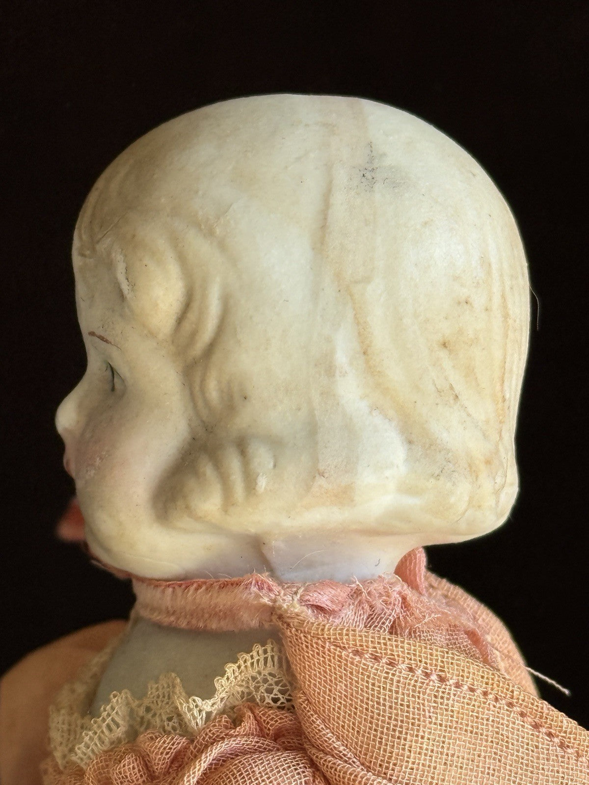 Lot of 2 Vintage Miniature 7.25” Made in Japan Bisque Head Dolls