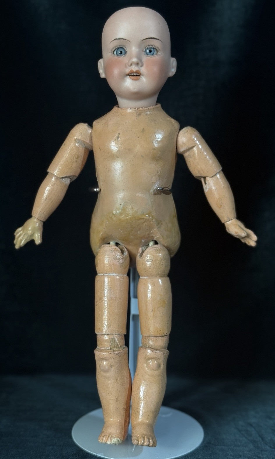Antique German Armand Marseille DRGM 13.5” Doll Bisque Head Composition Body