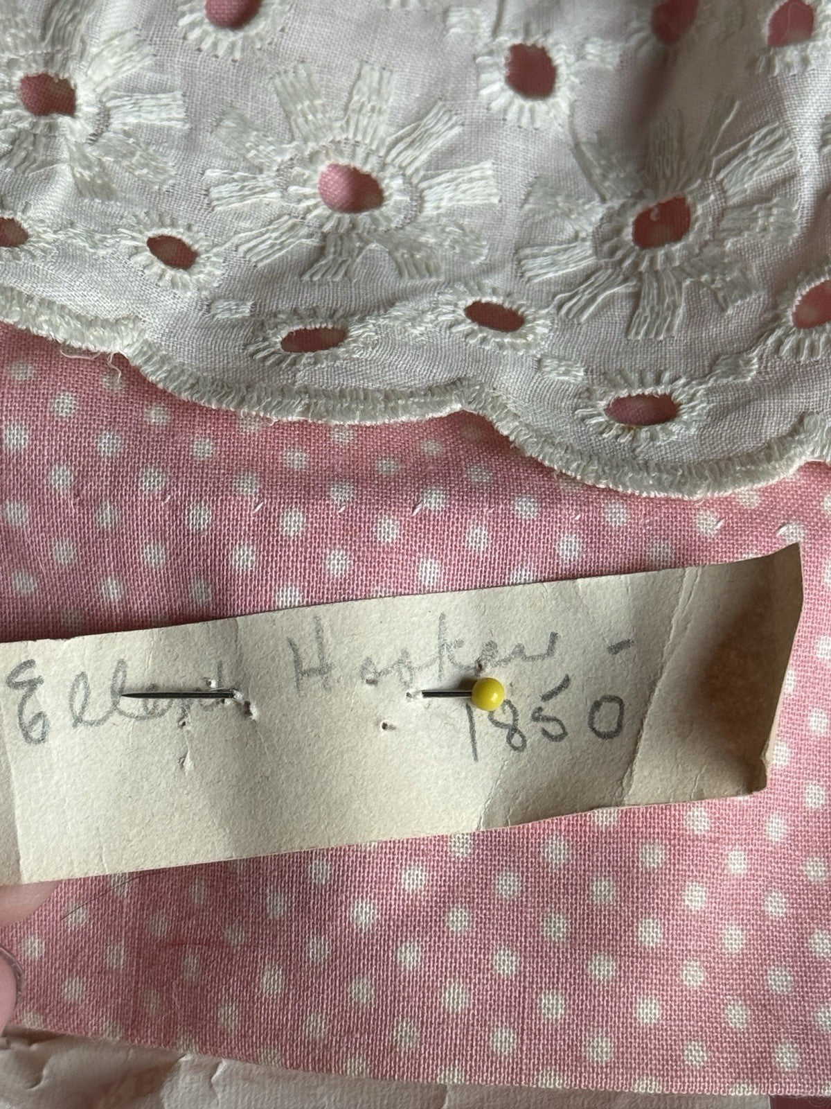 Vintage American 13” Handmade Folk Cloth Rag Doll
