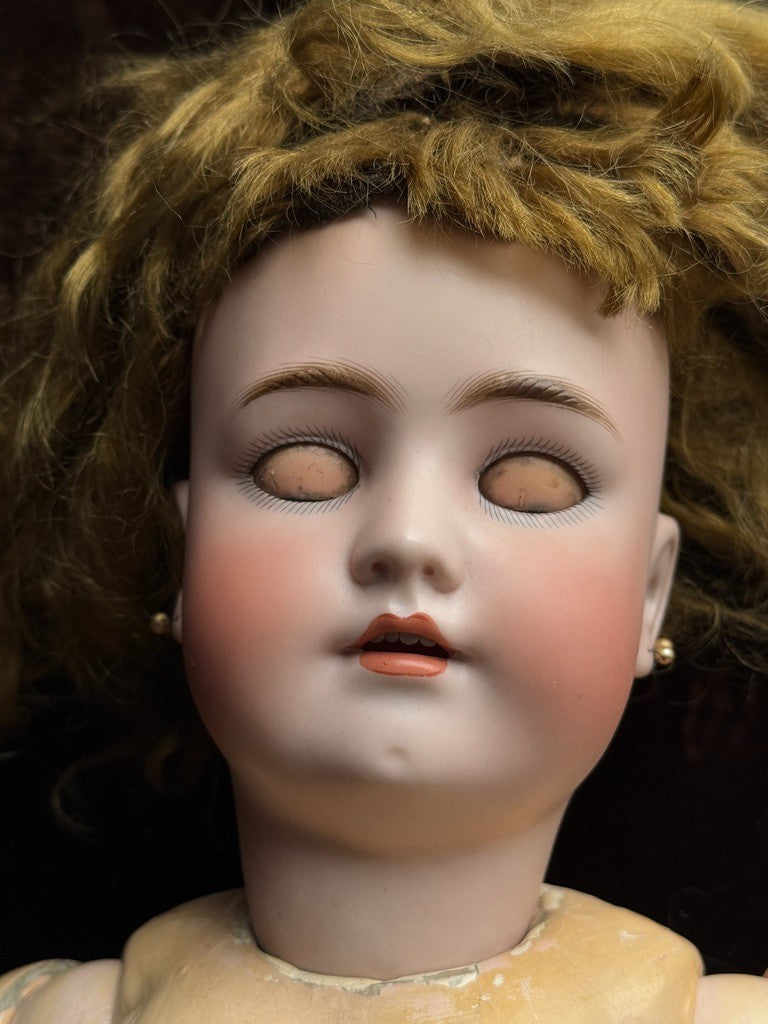 Antique German 29” Simon Halbig Heinrich  Handwerck Bisque Head Doll