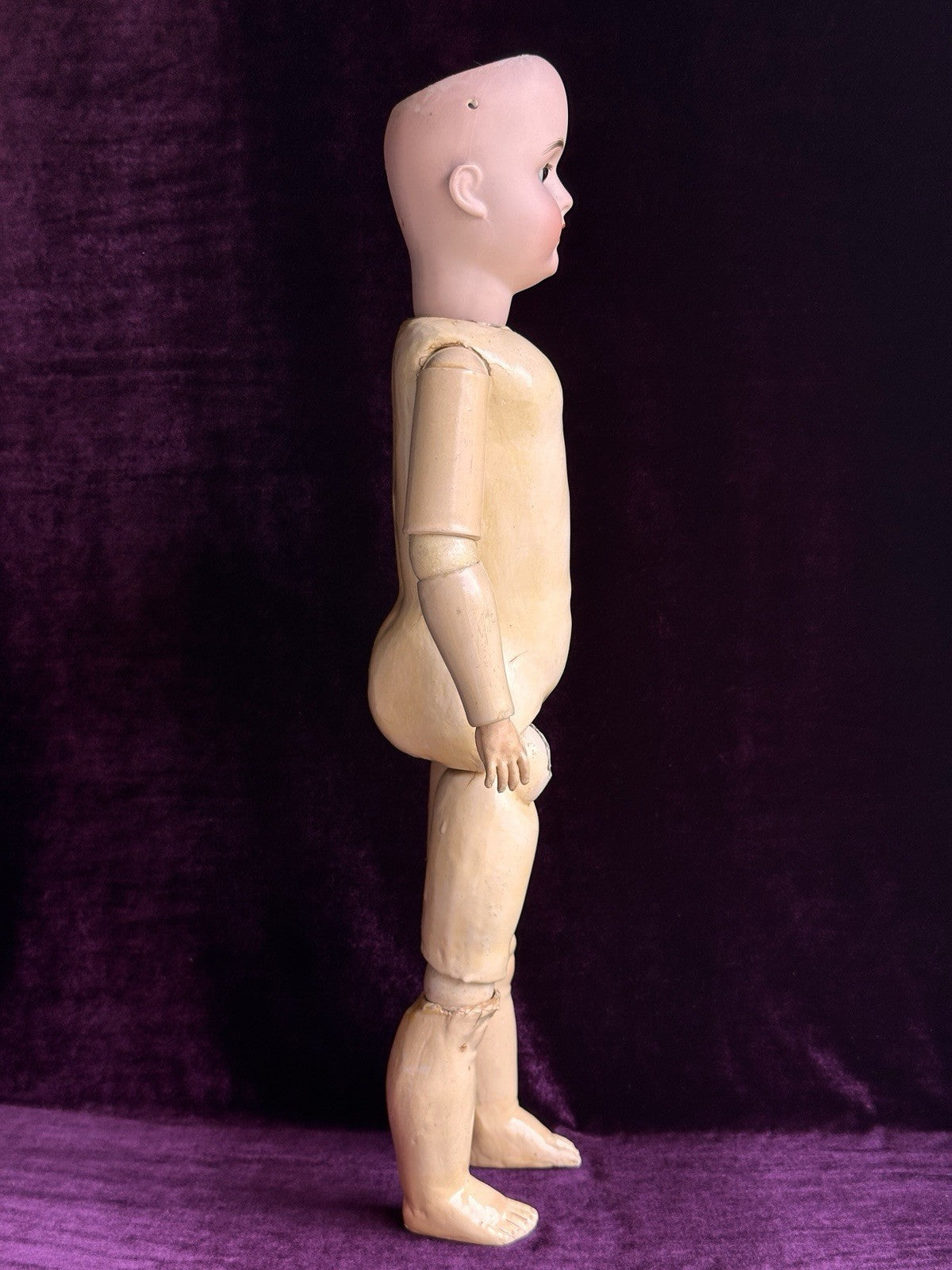 Antique German 24” Hamburger & Co. Viola Bisque Head Doll