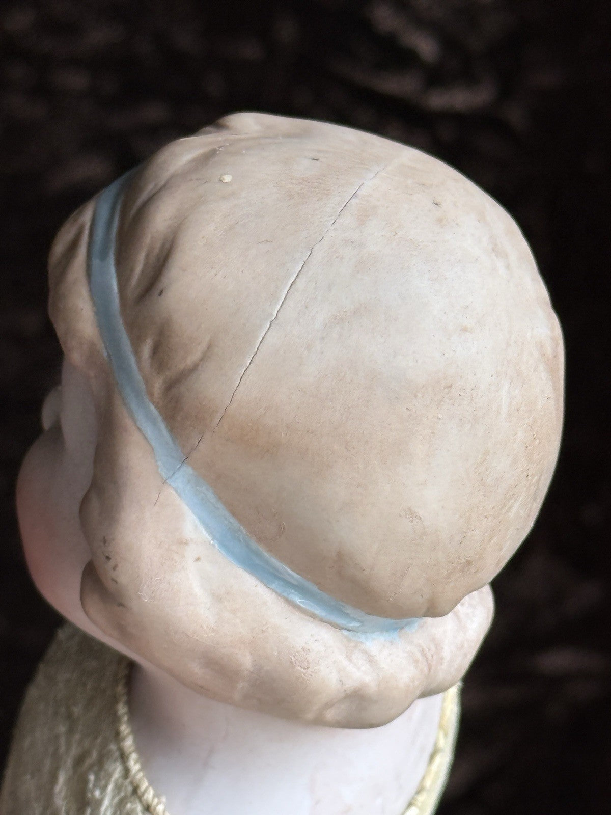 Antique German 11” Gebruder Heubach Coquette Bisque Shoulder Head Character Doll