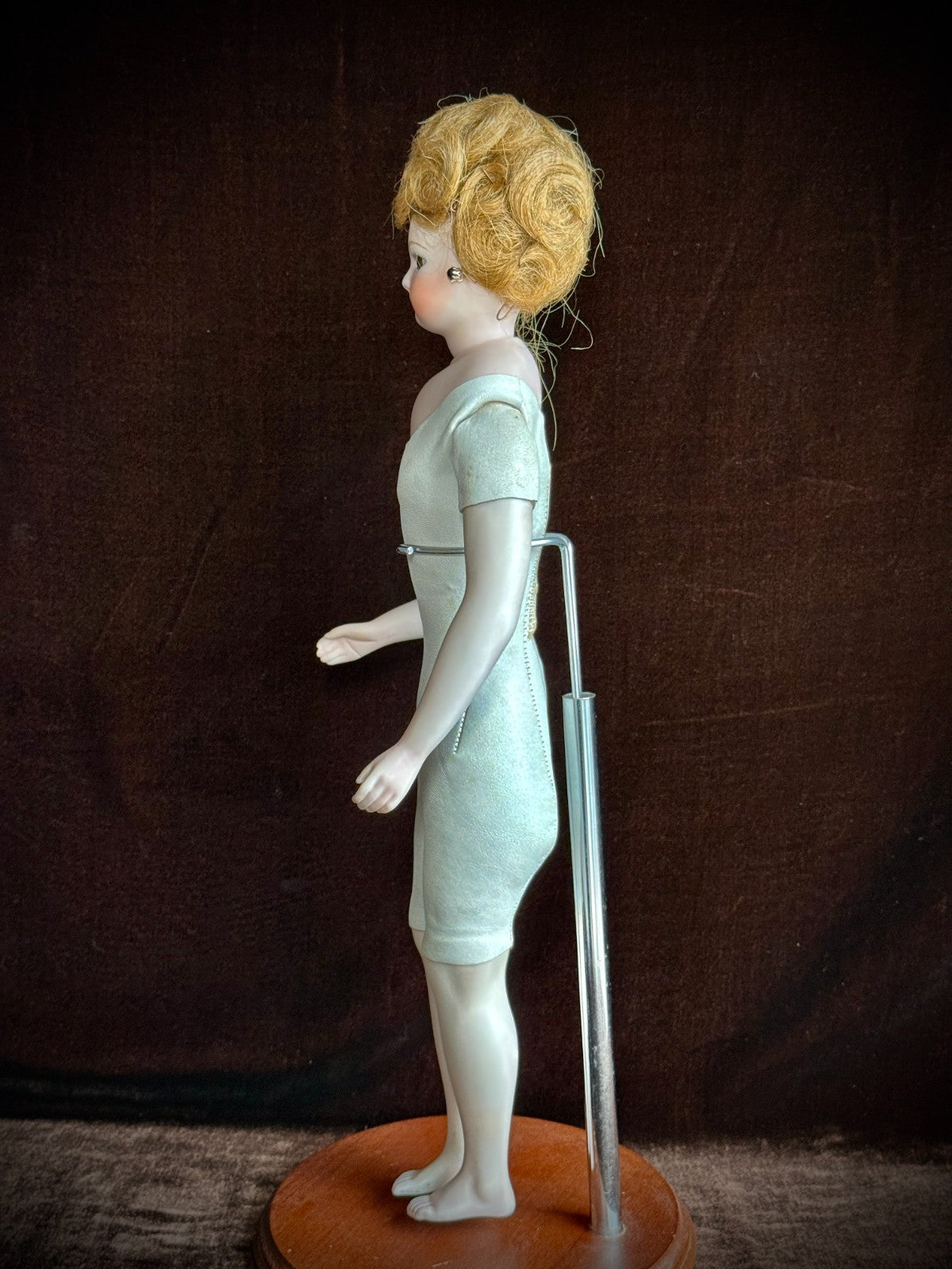 Vintage Artist Porcelain 16” Reproduction of Antique French Fashion Doll