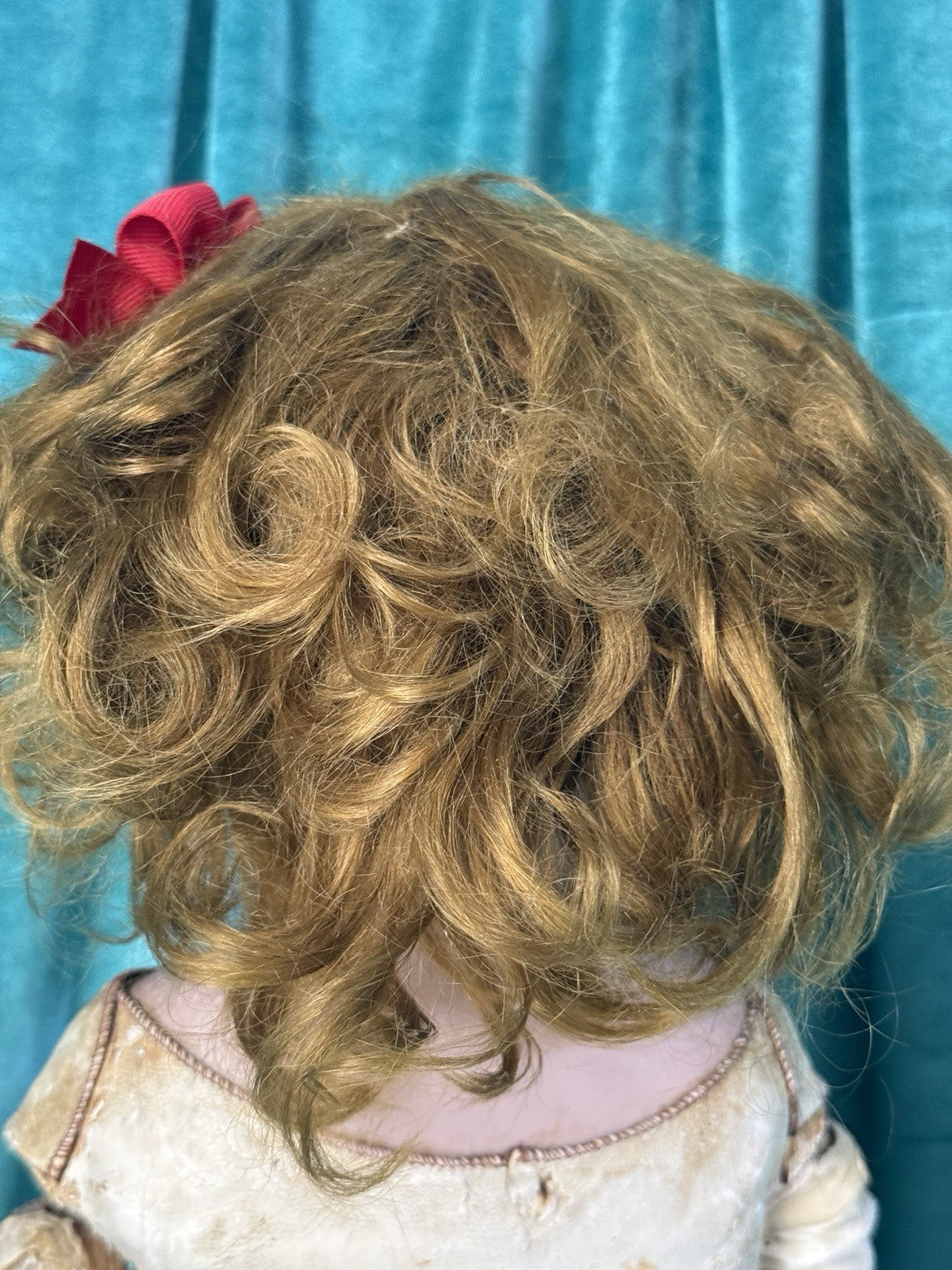 Antique German Simon Halbig  1250 Dainty Dorothy Kid Leather  Body 27” Doll