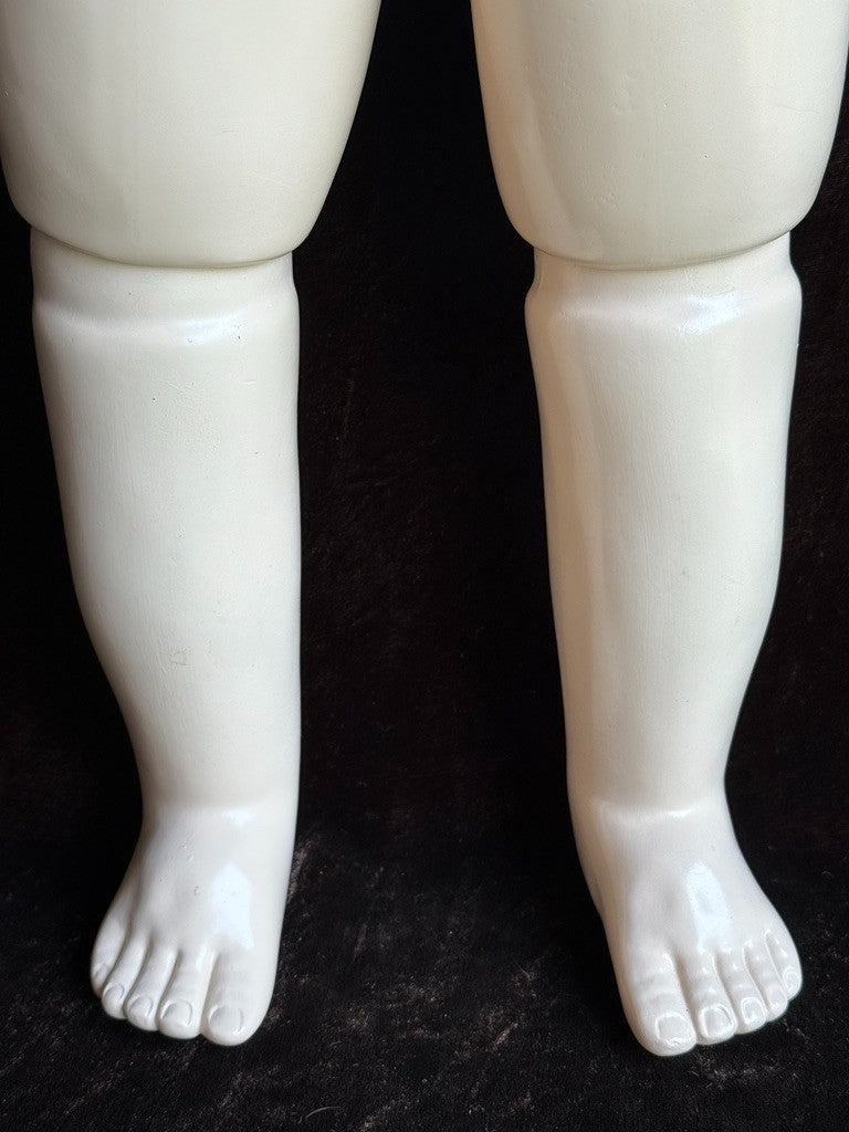 Large Jamie Englert Porcelain Compo 28” Repro of Antique French Jumeau Doll